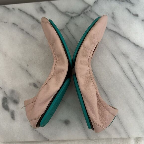 Tieks Pink Leather Ballet Flats Sz 5 - Picture 11 of 14